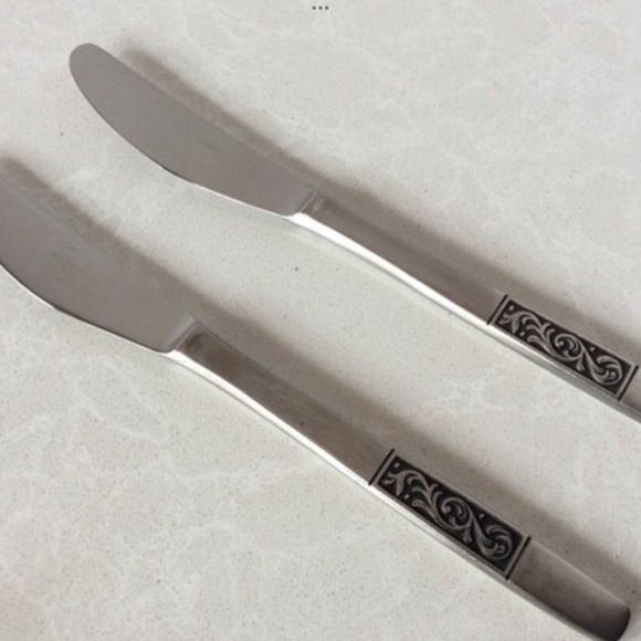 Elegance by Salem Other - New 2 Vintage Elegance by Salem Butter Knives Dinner Knife Stainless Steel MCM